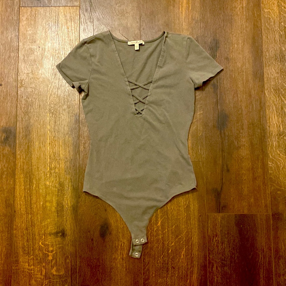 Sexy! Express Deep V bodysuit!